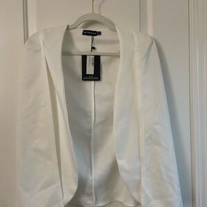 PrettyLittleThing White Women's Blazer